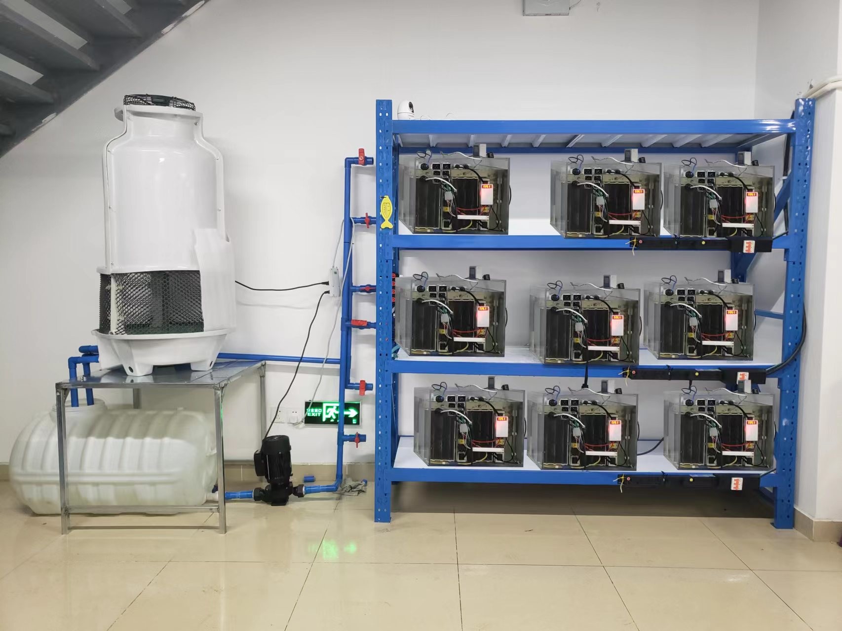 Laatste bedrijfscasus over Onder de baissemarkt, is liquid-cooled mijnbouw de beste keus voor milieubescherming, rust, veiligheid en stabiliteit